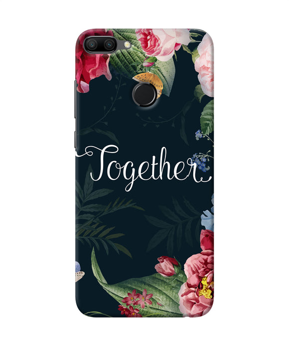 Together Flower Honor 9n Back Cover
