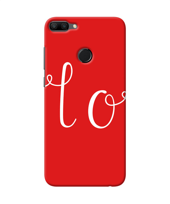 Love One Honor 9n Back Cover