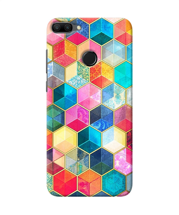 Abstract Color Box Honor 9n Back Cover