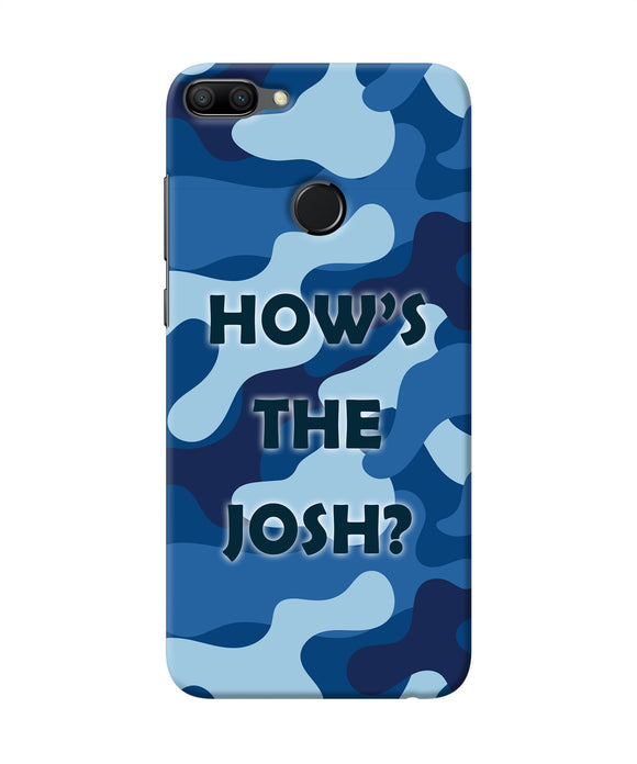 Hows The Josh Honor 9n Back Cover