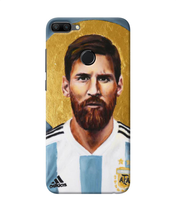 Messi Face Honor 9n Back Cover