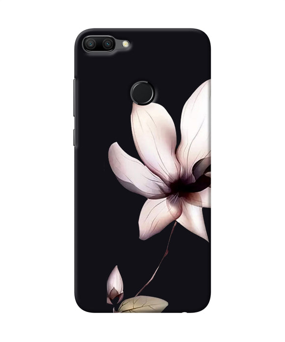 Flower White Honor 9n Back Cover