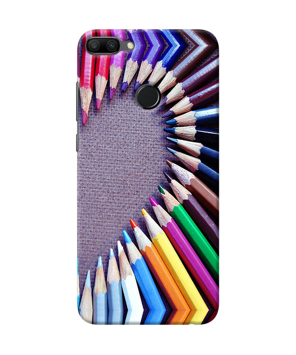 Color Pencil Half Heart Honor 9n Back Cover