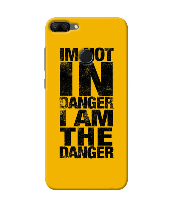 Im Not In Danger Quote Honor 9n Back Cover