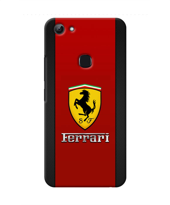 Ferrari Abstract Red Vivo Y83 Real 4D Back Cover