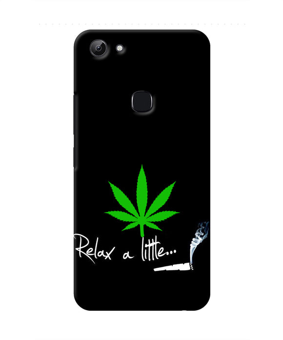 Weed Relax Quote Vivo Y83 Real 4D Back Cover