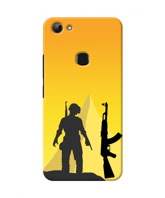 PUBG Silhouette Vivo Y83 Real 4D Back Cover