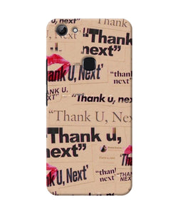 Thank You Next Vivo Y83 Back Cover