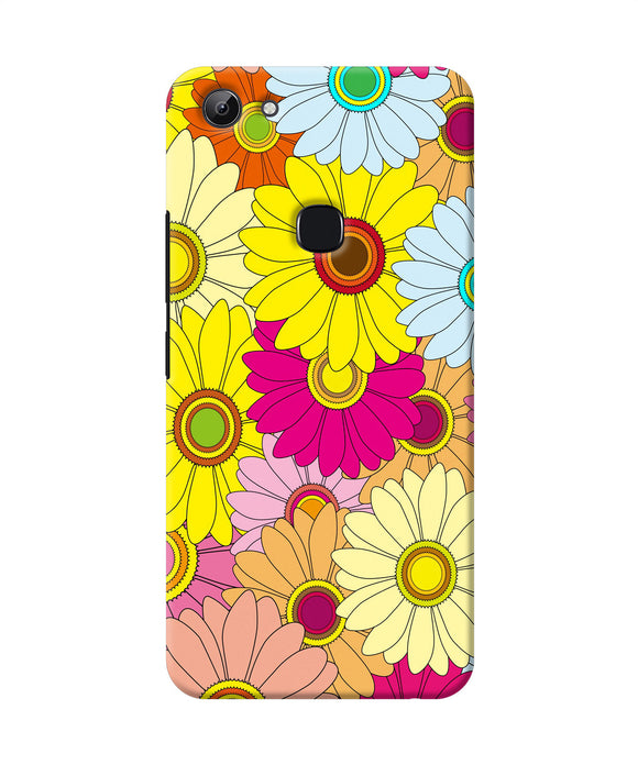 Abstract Colorful Flowers Vivo Y83 Back Cover