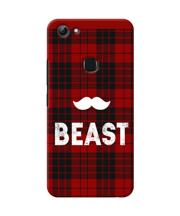 Beast Red Square Vivo Y83 Back Cover