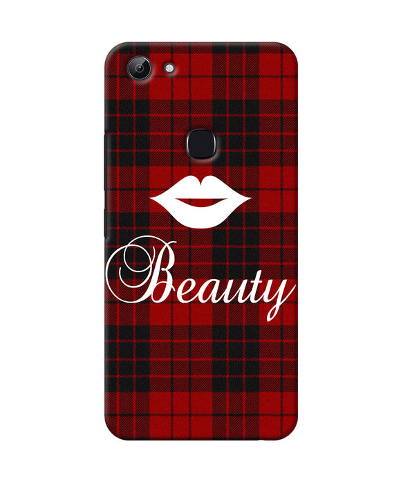 Beauty Red Square Vivo Y83 Back Cover