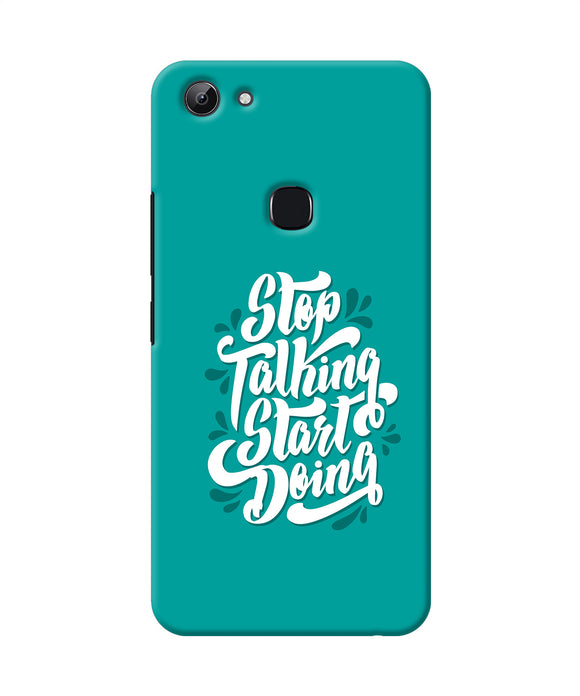 Stop Talking Start Doing Quote Vivo Y83 Back Cover