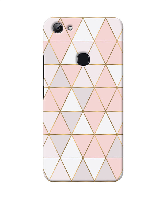 Abstract Pink Triangle Pattern Vivo Y83 Back Cover