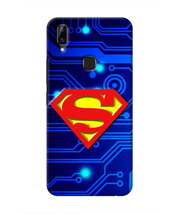 Superman Abstract Vivo Y83 Pro Real 4D Back Cover