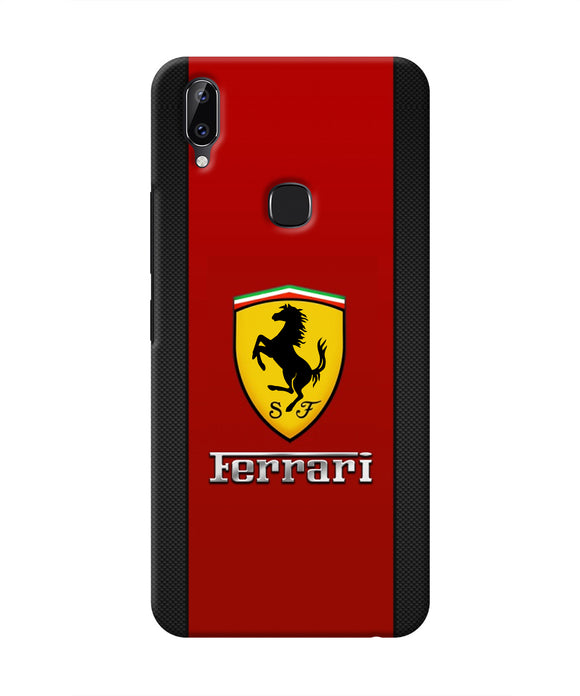 Ferrari Abstract Red Vivo Y83 Pro Real 4D Back Cover