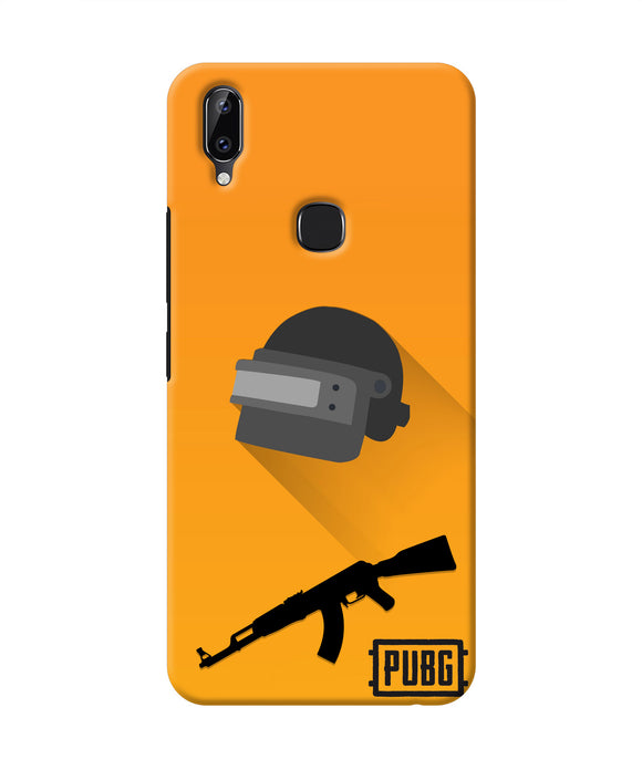 PUBG Helmet and Gun Vivo Y83 Pro Real 4D Back Cover