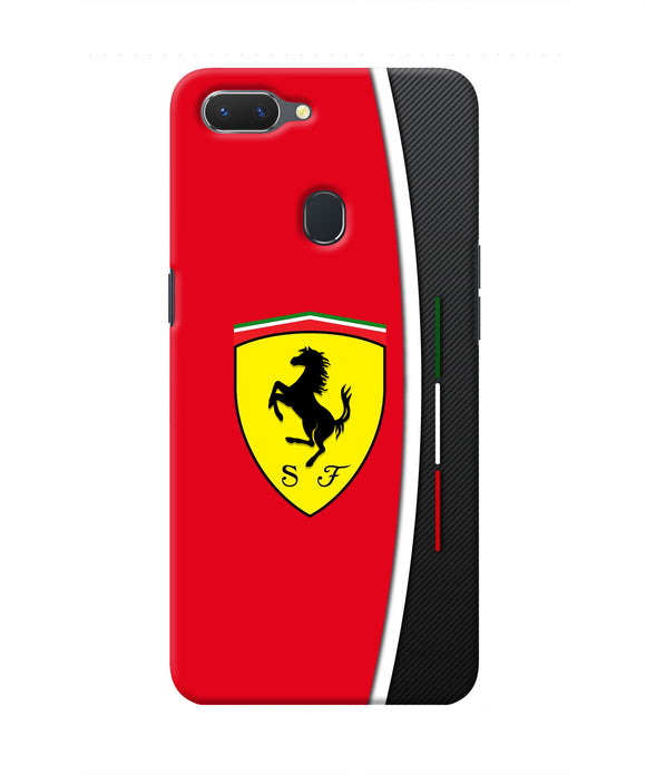 Ferrari Abstract Maroon Realme 2 Real 4D Back Cover