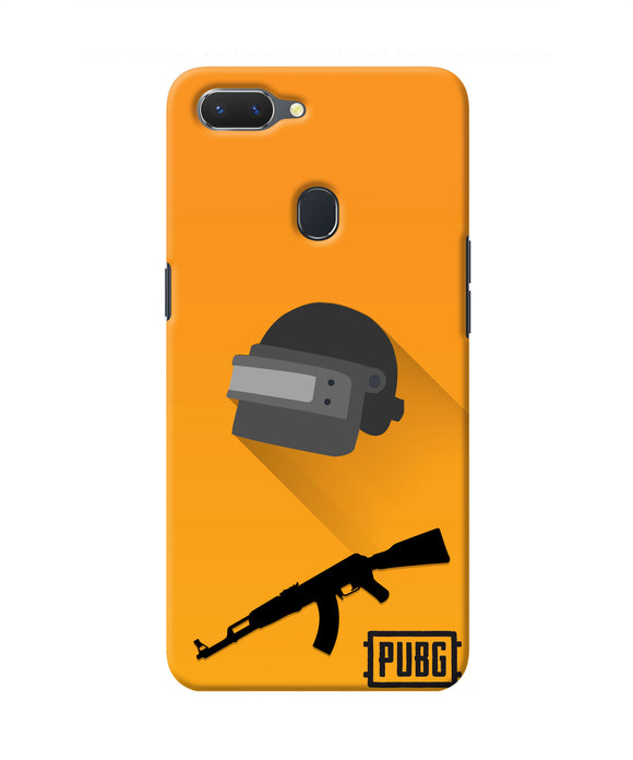 PUBG Helmet and Gun Realme 2 Real 4D Back Cover