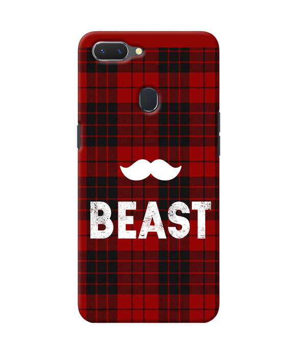 Beast Red Square Realme 2 Back Cover