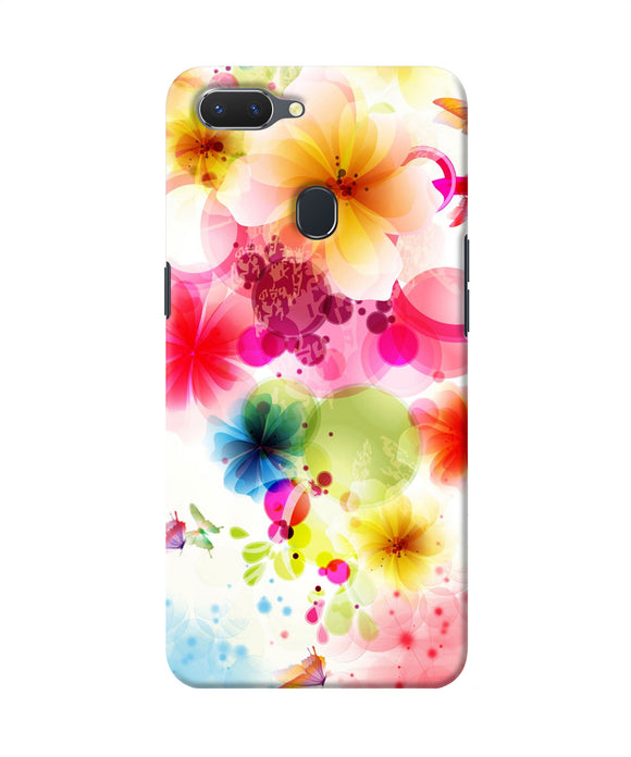 Flowers Print Realme 2 Back Cover
