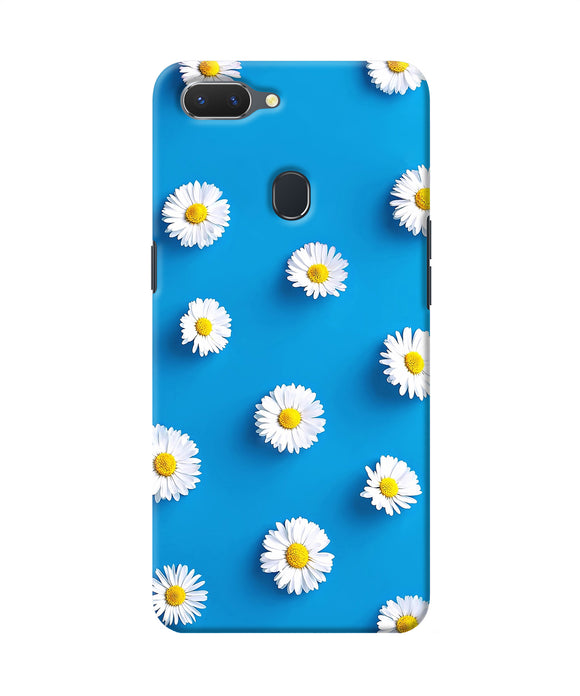 White Flowers Realme 2 Back Cover