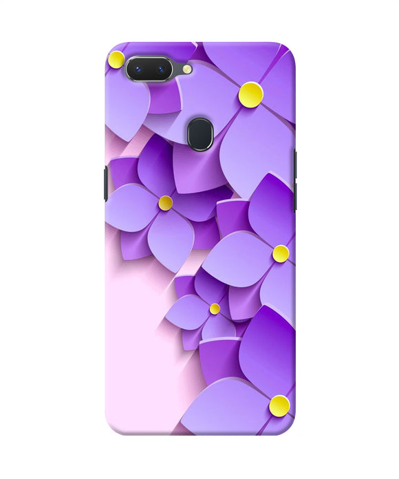 Violet Flower Craft Realme 2 Back Cover