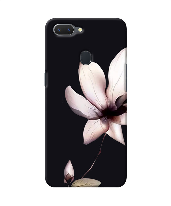 Flower White Realme 2 Back Cover