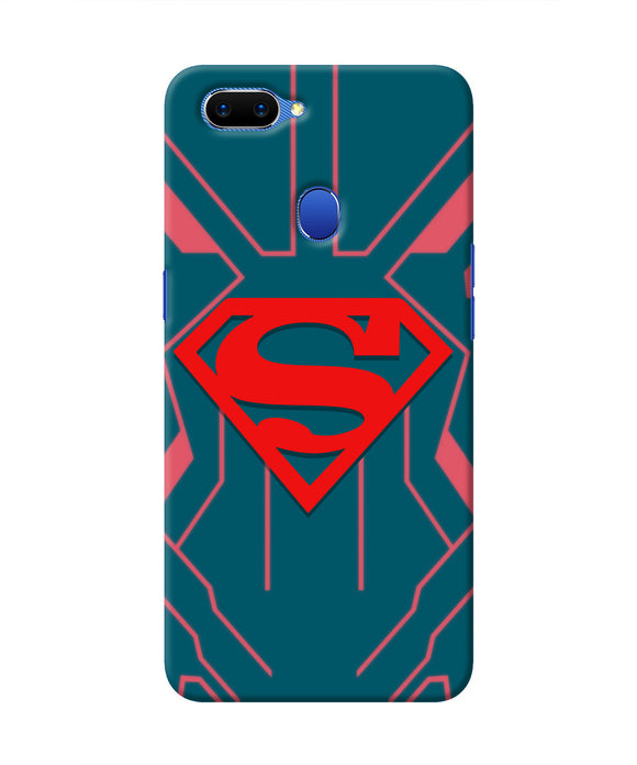 Superman Techno Oppo A5 Real 4D Back Cover