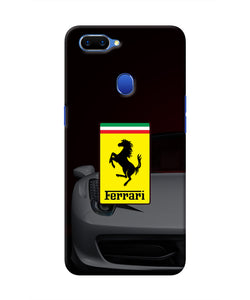 White Ferrari Oppo A5 Real 4D Back Cover