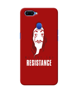 Money Heist Resistance Quote Oppo A5 Back Cover