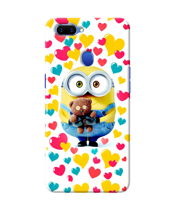 Minion Teddy Hearts Oppo A5 Back Cover