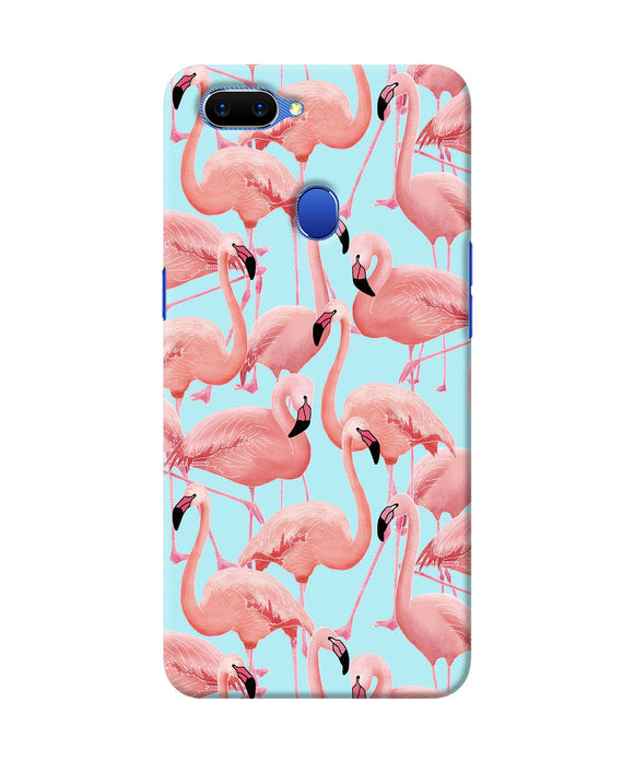 Abstract Sheer Bird Print Oppo A5 Back Cover