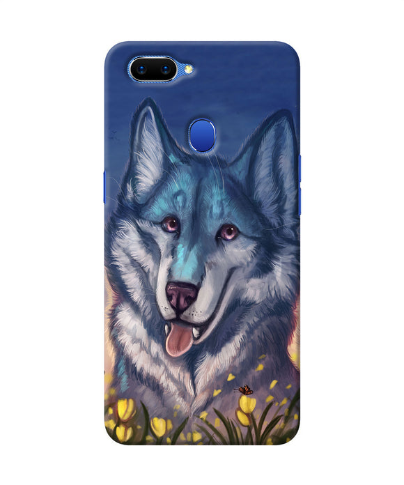 Cute Wolf Oppo A5 Back Cover