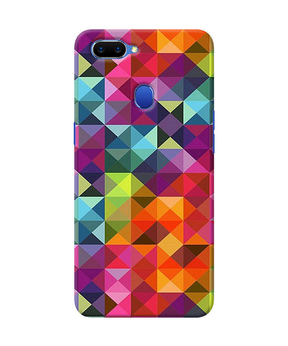 Abstract Triangle Pattern Oppo A5 Back Cover
