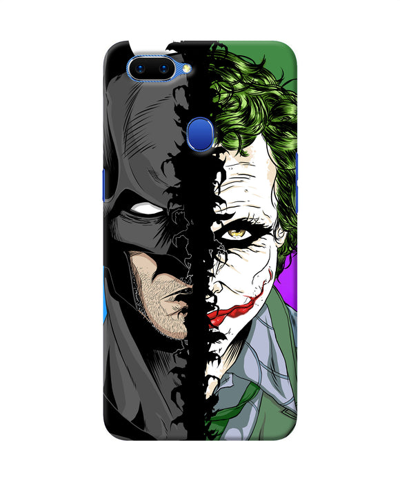 Batman Vs Joker Half Face Oppo A5 Back Cover