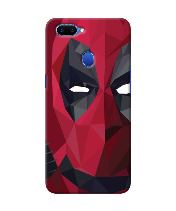 Abstract Deadpool Half Mask Oppo A5 Back Cover