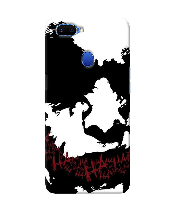 Black And White Joker Rugh Sketch Oppo A5 Back Cover