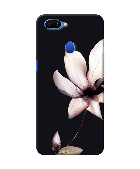 Flower White Oppo A5 Back Cover