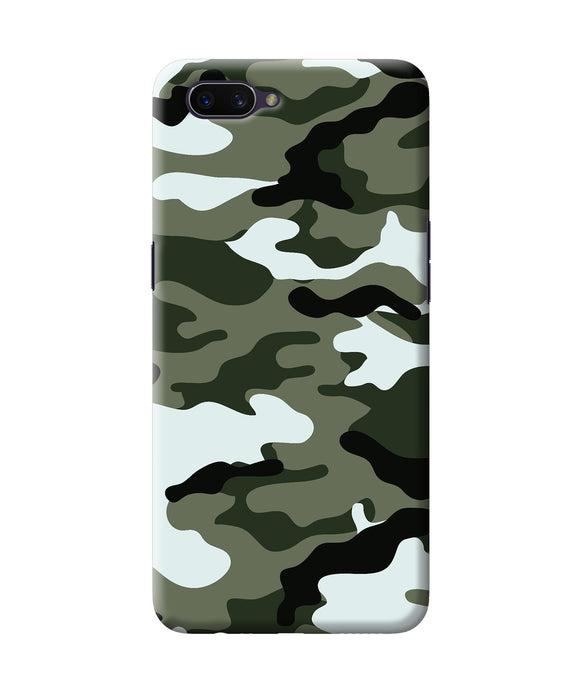 Camouflage Oppo A3s Back Cover