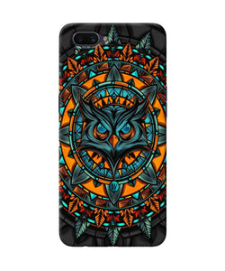 Angry Owl Art Oppo A3s Back Cover