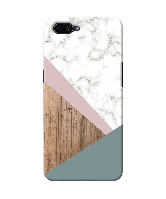 Marble Wood Abstract Oppo A3s Back Cover