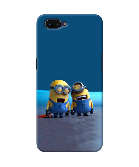 Minion Laughing Oppo A3s Back Cover