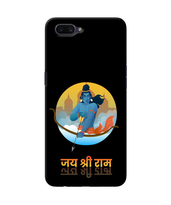 Black Jay Shree Ram Oppo A3s Back Cover