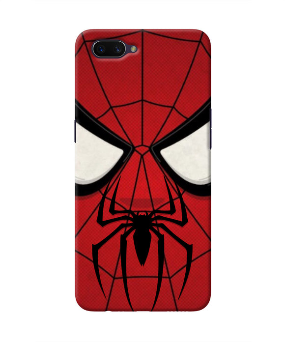 Spiderman Face Oppo A3S Real 4D Back Cover