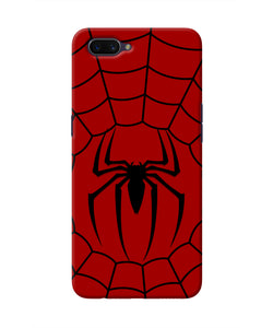 Spiderman Web Oppo A3S Real 4D Back Cover