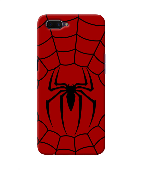 Spiderman Web Oppo A3S Real 4D Back Cover