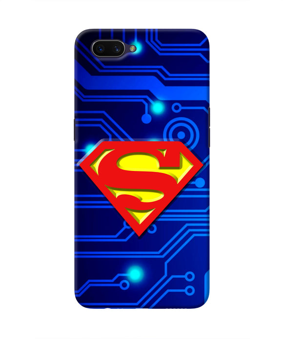 Superman Abstract Oppo A3S Real 4D Back Cover