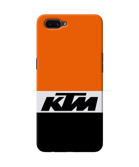 KTM Colorblock Oppo A3S Real 4D Back Cover