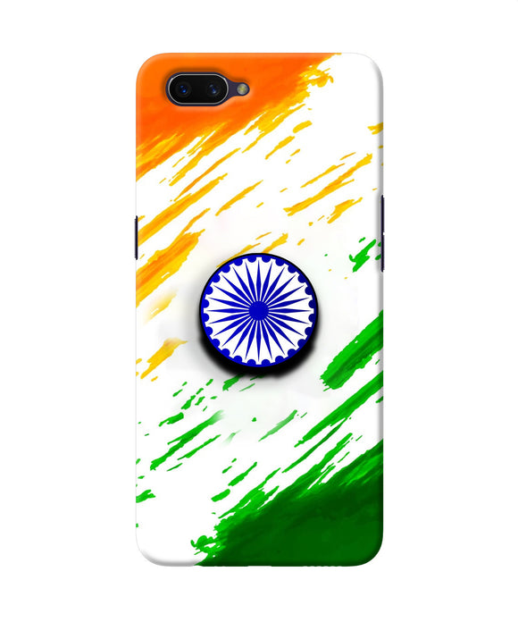 Indian Flag Ashoka Chakra Oppo A3S Pop Case