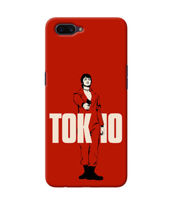 Money Heist Tokyo With Gun Oppo A3S Back Cover